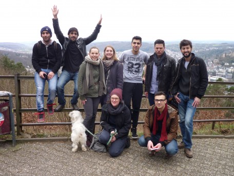 Frühlingsspaziergang zum Spiegelslustturm in Marburg (mit Abu)
