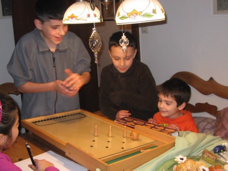 Weihnachtsessen, Fussball- und Kegelspielen am 1. Weihnachtstag